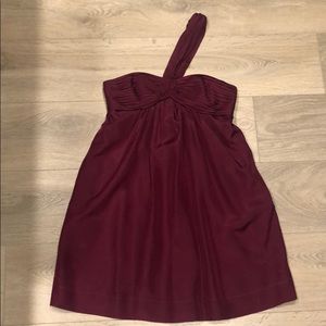 BCBG Grecian Silk Cross Strap Dress Size XS